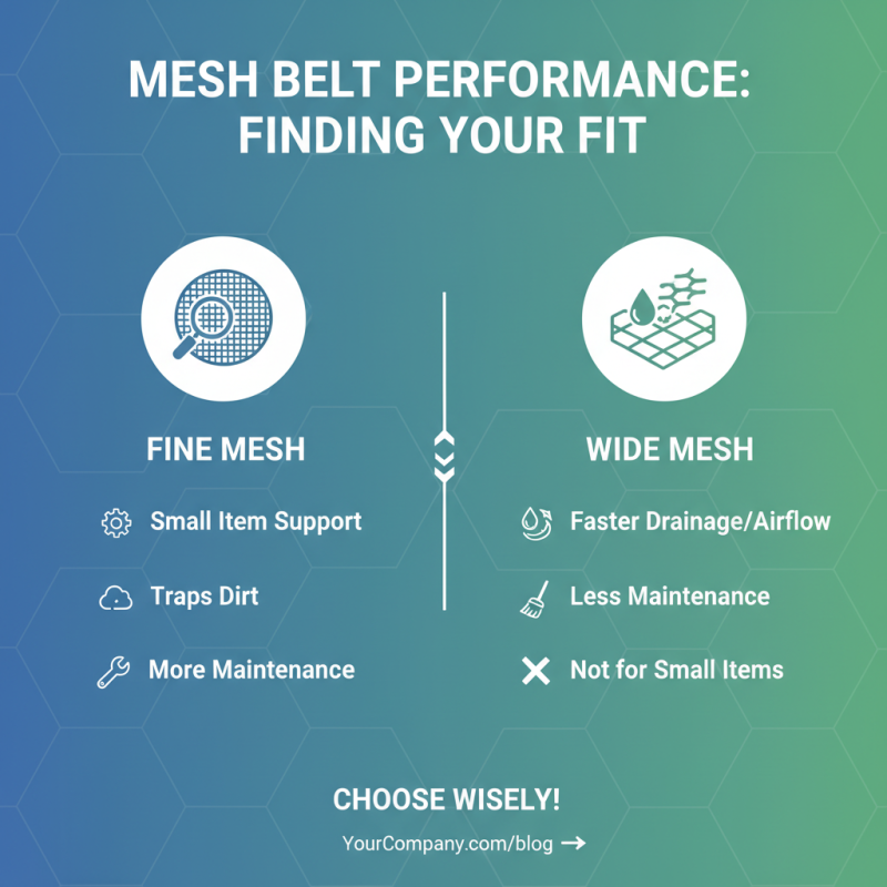 How to Choose the Right Mesh Belt for Your Industrial Needs?