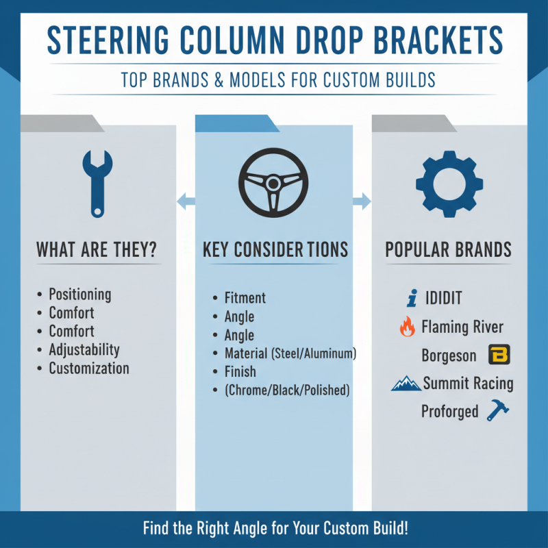 Best Steering Column Drop Bracket for Custom Cars?
