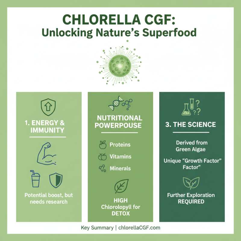 How to Use Chlorella CGF for Health Benefits?
