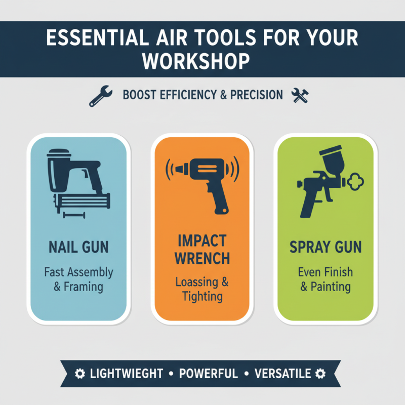 Top Air Tools for Your Workshop Essentials and Uses?