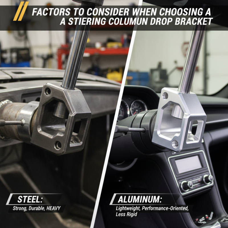Best Steering Column Drop Bracket for Custom Cars?