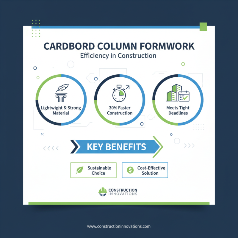 2026 Best Cardboard Column Formwork Options for Your Construction Needs?