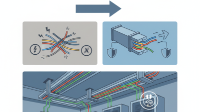 What is a cable duct and how is it used in wiring?