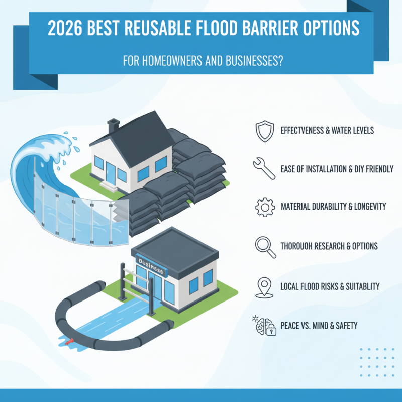 2026 Best Reusable Flood Barrier Options for Homeowners and Businesses?