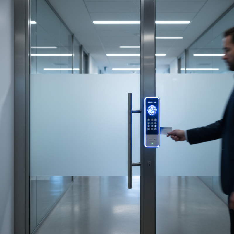 What are access control doors and how do they work?
