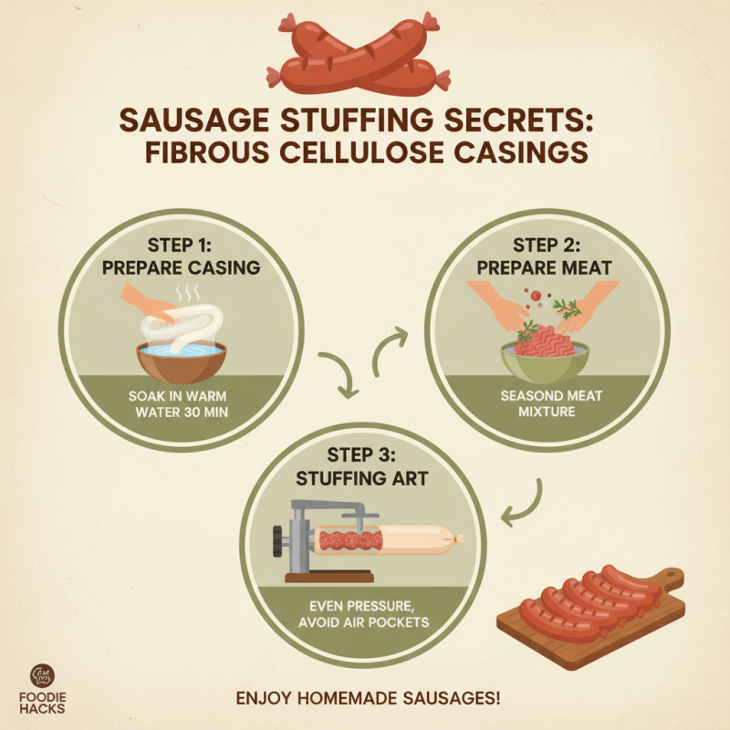 How to Use Fibrous Cellulose Casing for Sausage Making?