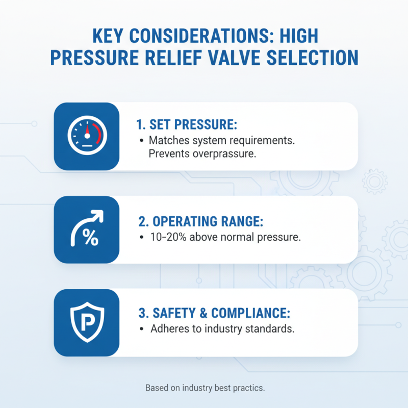 Why Do You Need a High Pressure Relief Valve in Your System?