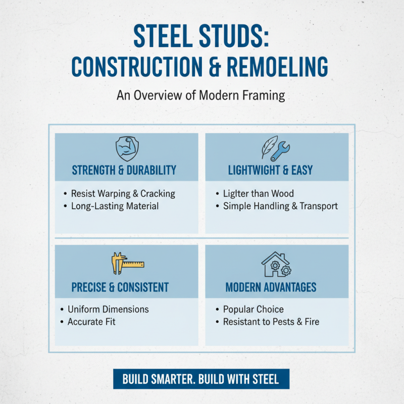 Top Benefits of Using 14 Steel Studs for Construction and Remodeling?