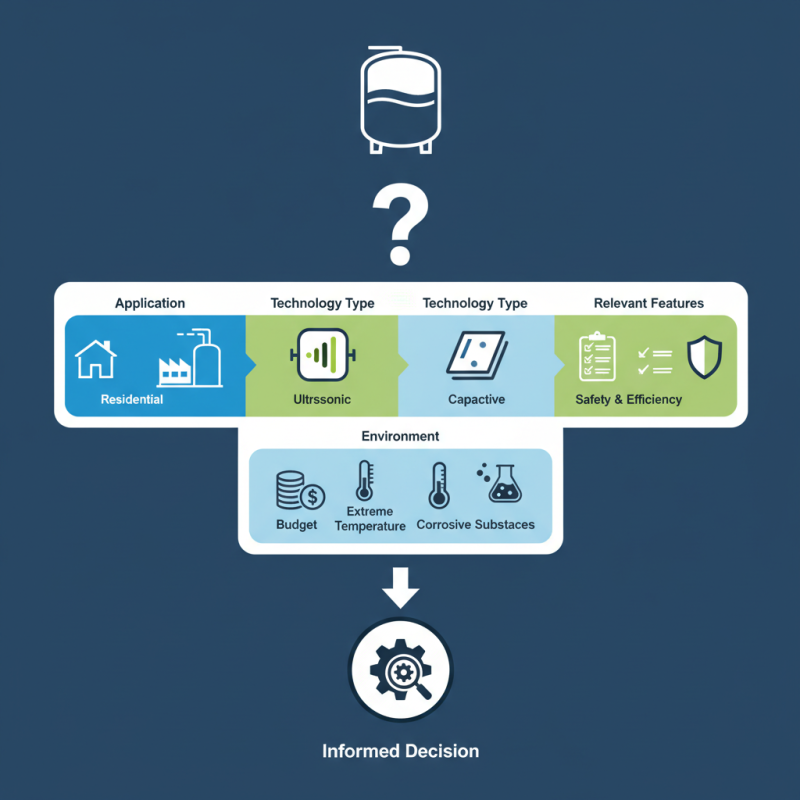 How to Choose the Right Tank Level Sensor for Your Needs?