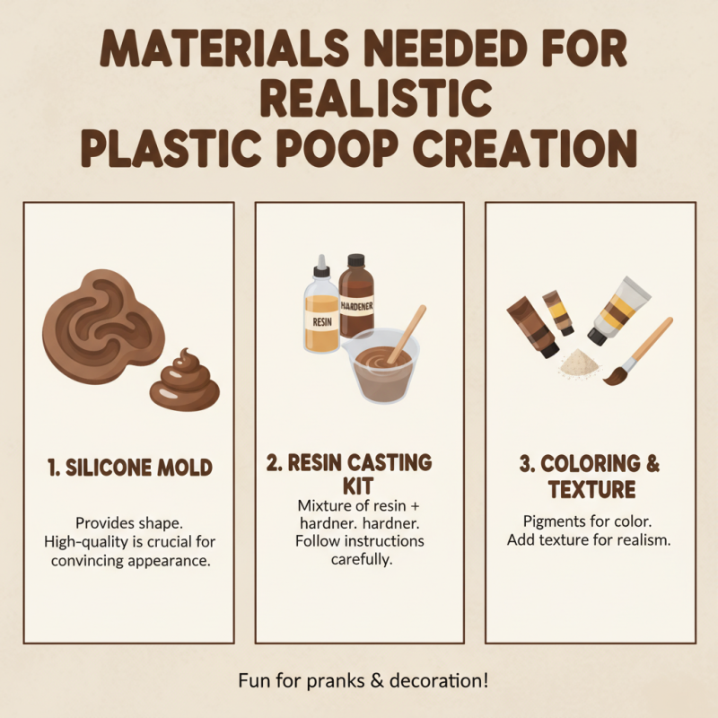 How to Create Realistic Plastic Poop for Pranks and Decorations?