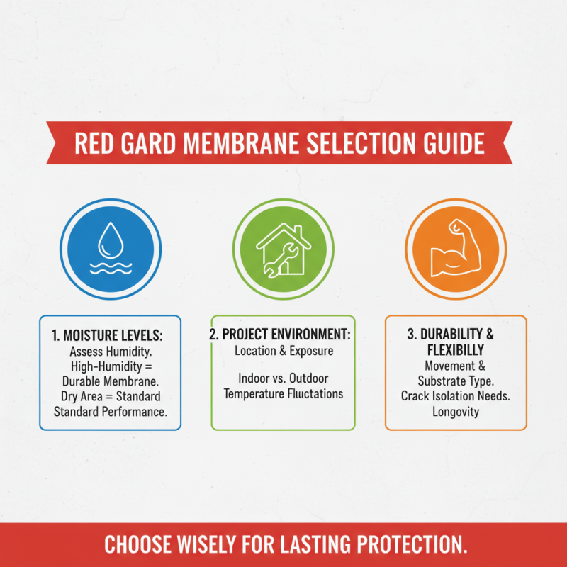 How to Choose the Right Red Gard Membrane for Your Project?