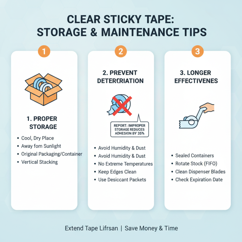 Top Tips for Using Clear Sticky Tape Effectively?
