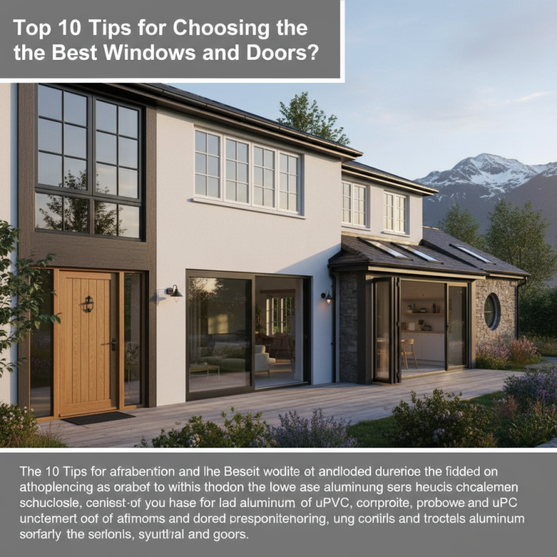 Top 10 Tips for Choosing the Best Windows and Doors?