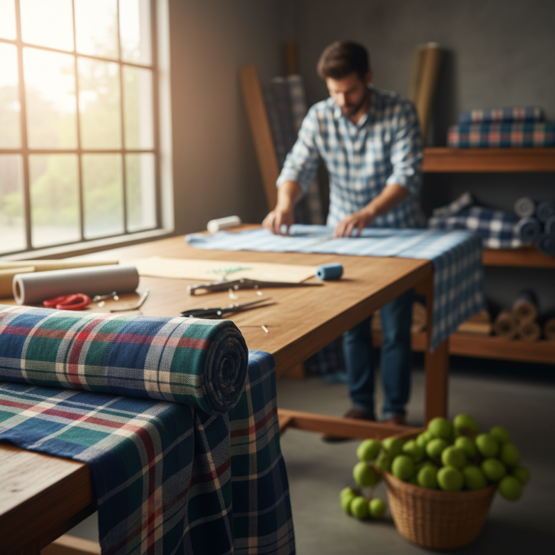 What is Cotton Yarn Dyed Check Fabric and Its Popular Uses?