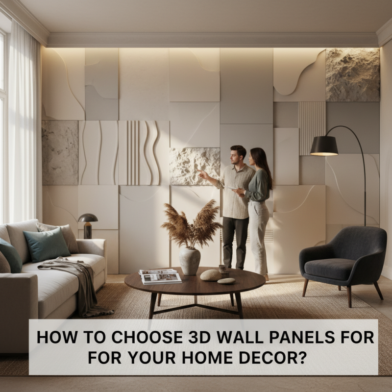 How to Choose 3D Wall Panels for Your Home Decor?