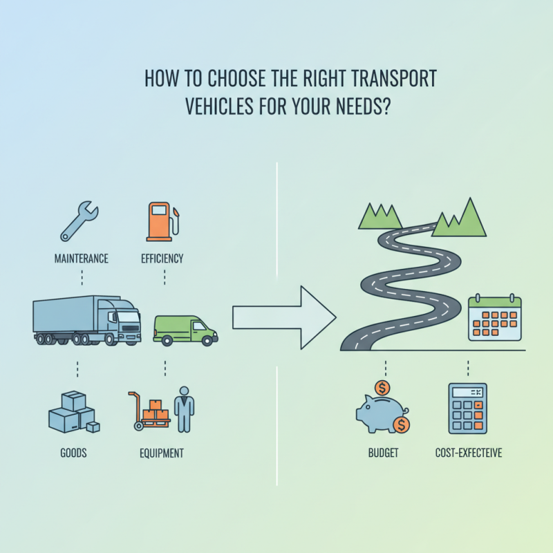 How to Choose the Right Transport Vehicles for Your Needs?