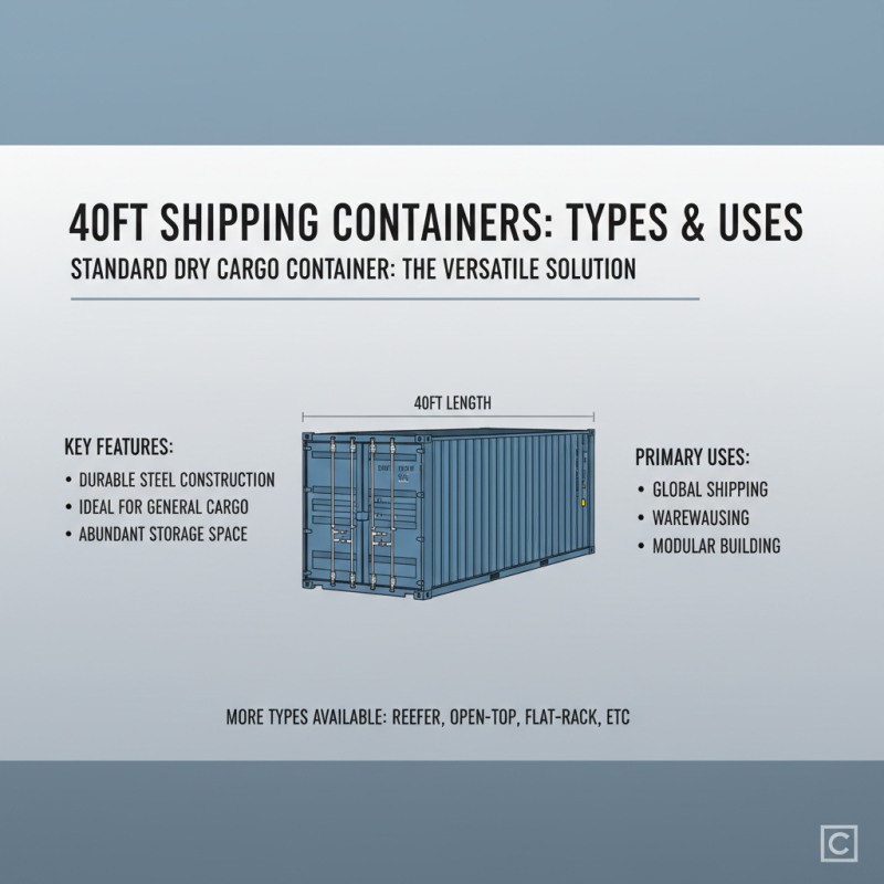 How to Buy a 40ft Shipping Container for Your Needs?
