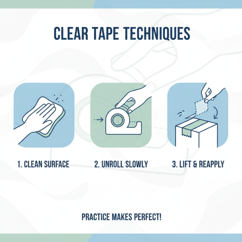 Top Tips for Using Clear Sticky Tape Effectively?