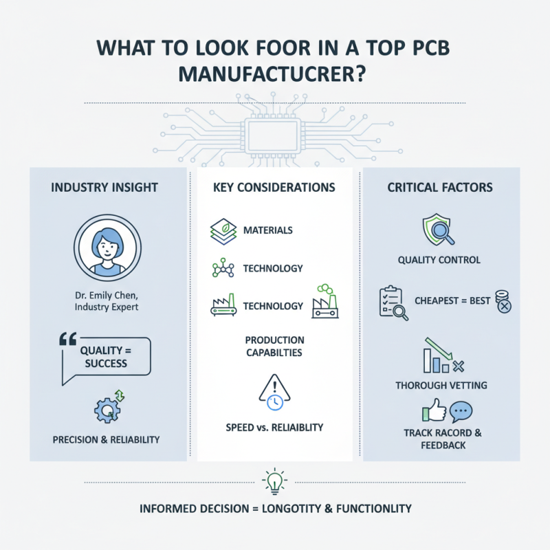 What to Look for in a Top PCB Manufacturer?