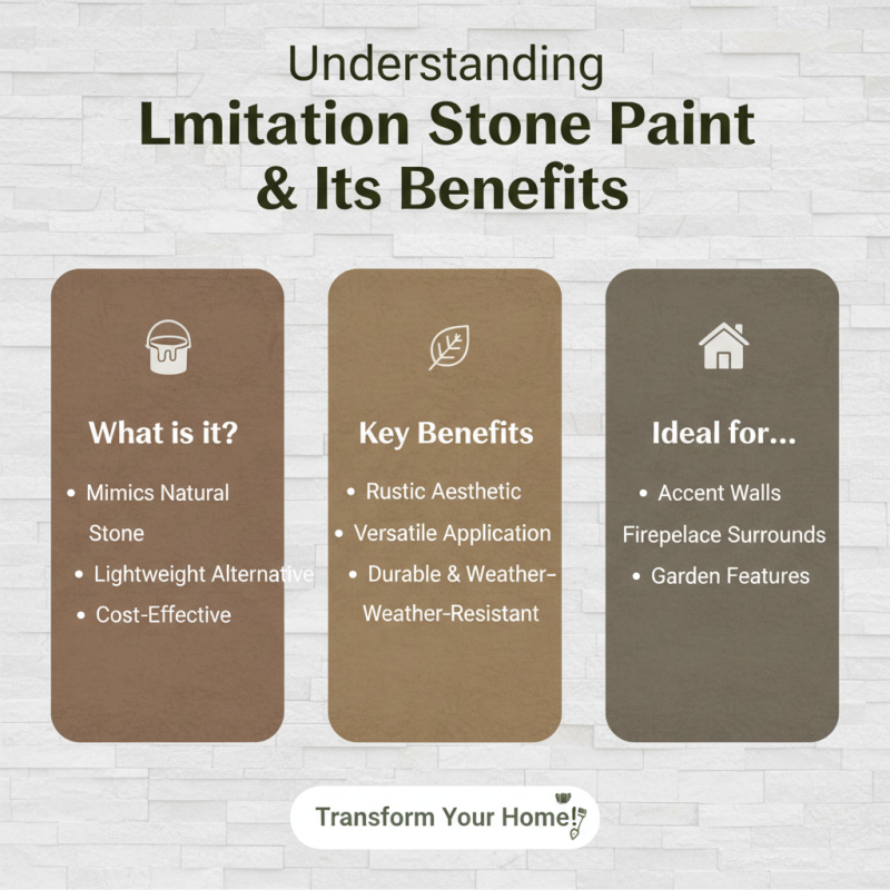 How to Use Lmitation Stone Paint for Home Decor?