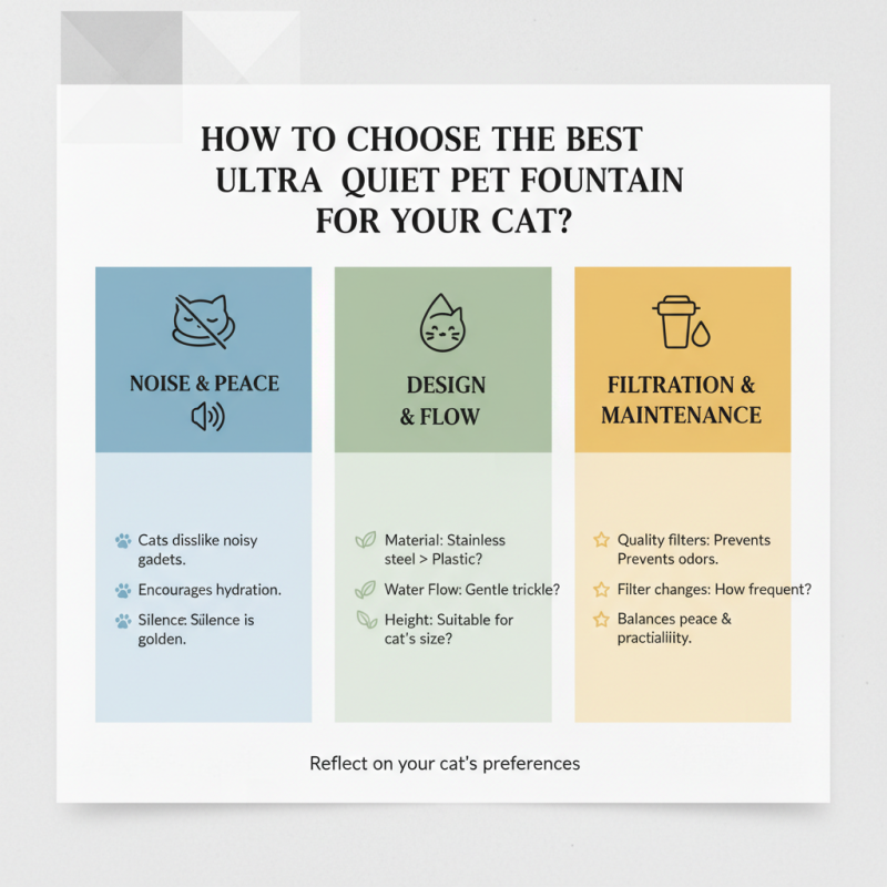 How to Choose the Best Ultra Quiet Pet Fountain for Your Cat?