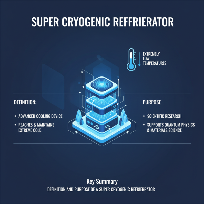 What is a Super Cryogenic Refrigerator and How Does it Work?