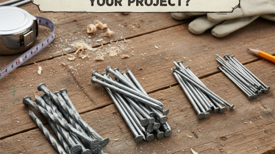 How to Choose the Right Galvanized Nails for Your Project?