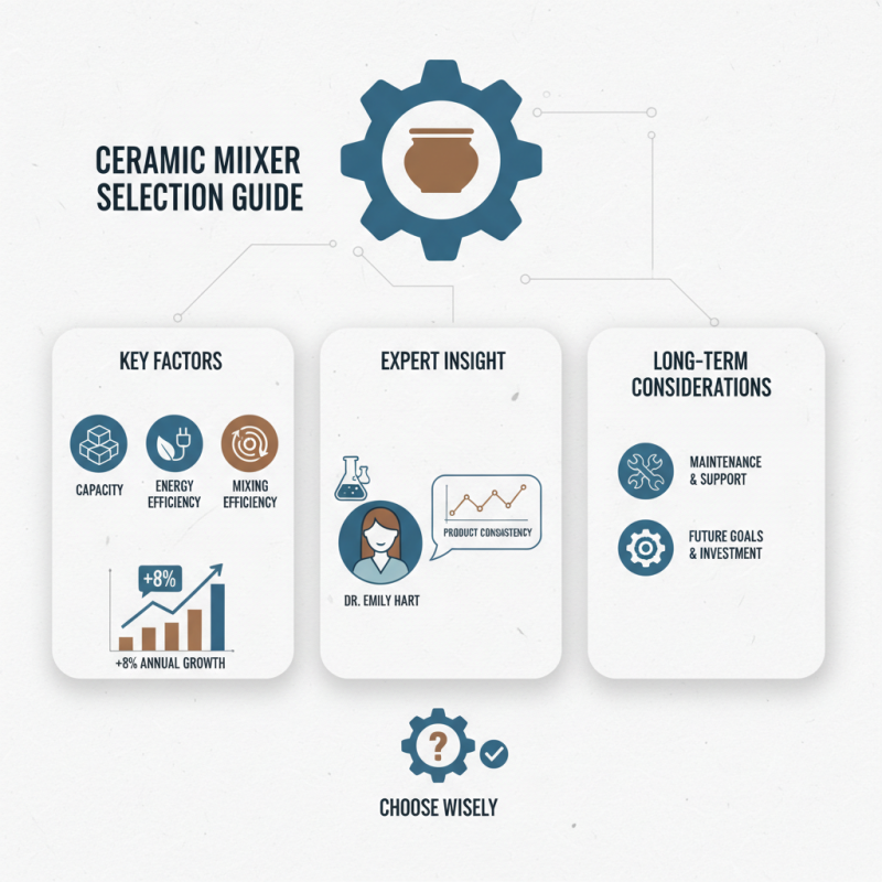 How to Choose the Best Ceramic Mixer Machine for Your Needs?