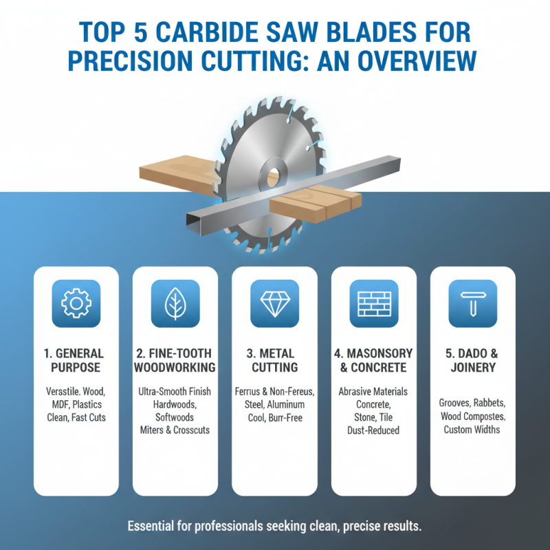 Top 5 Carbide Saw Blades for Precision Cutting?