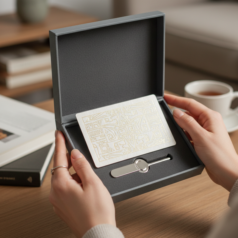 What is an inlay card and how is it used?