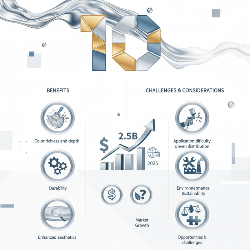 Top 10 Benefits of Using Metallic Pigment in Coatings?