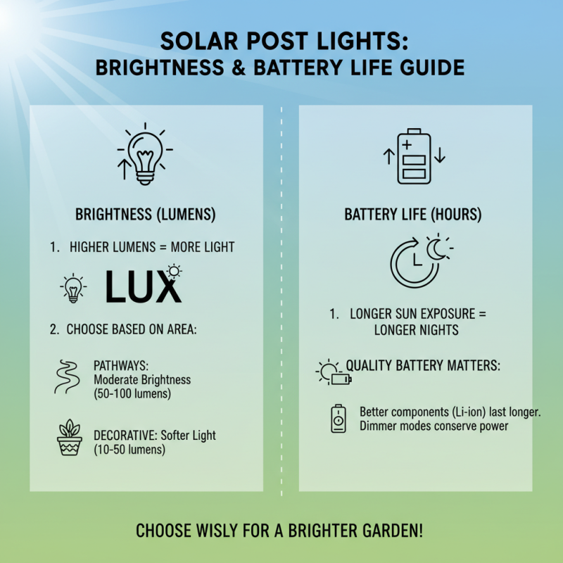 How to Choose Solar Post Lights Outdoor for Your Garden?