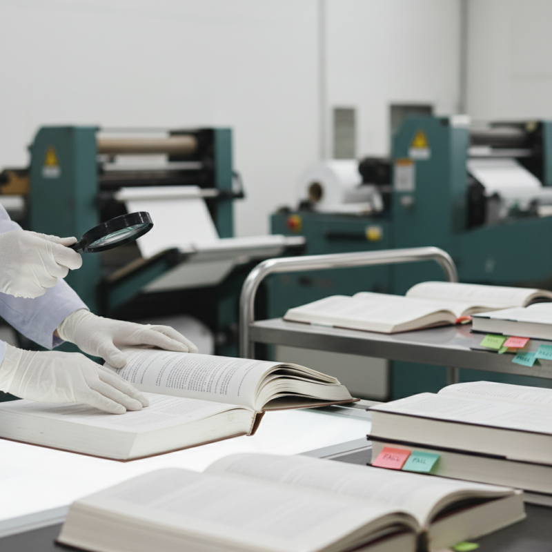 How to Ensure Quality in Book Printing Inspection?