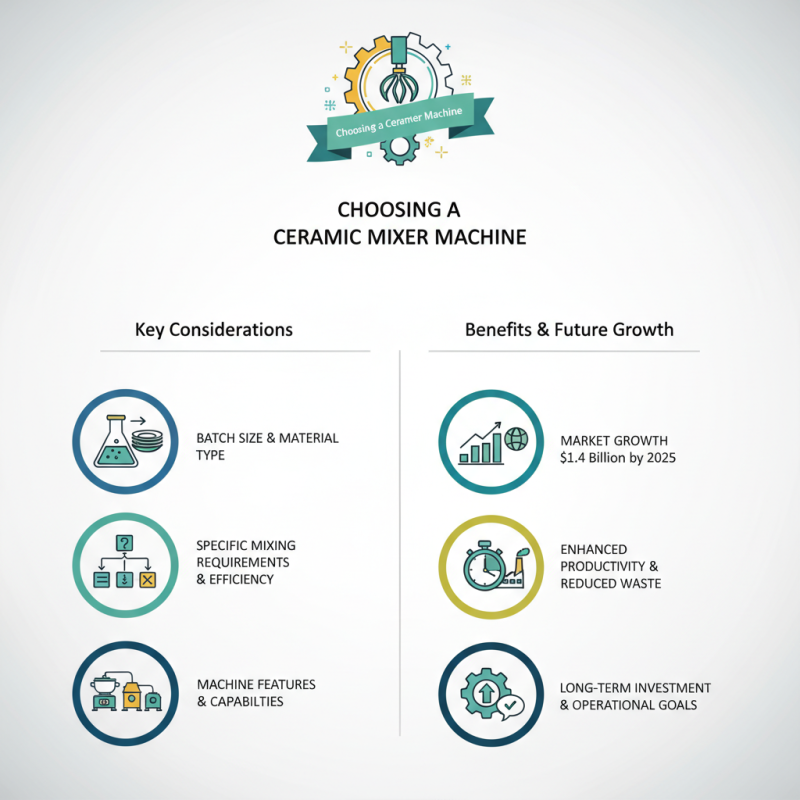 How to Choose the Right Ceramic Mixer Machine for Your Needs?