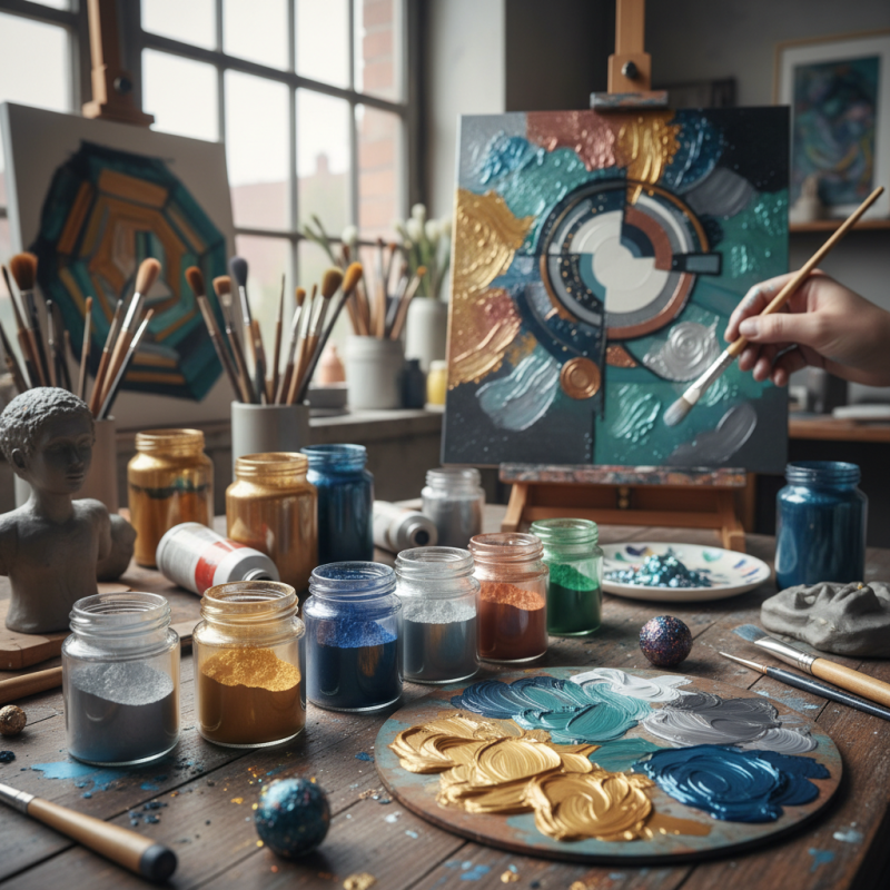 How to Use Metallic Pigment for Stunning Art Projects?