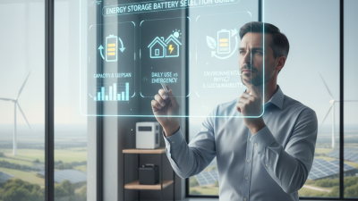 How to Choose the Best Energy Storage Battery for Your Needs?
