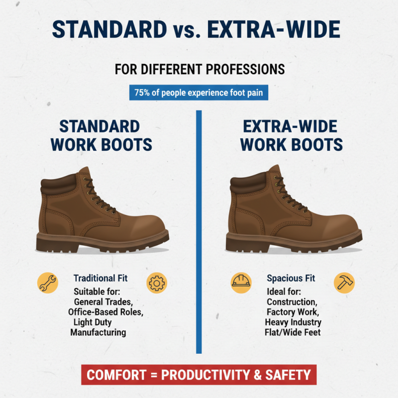 Why Choose Extra Wide Work Boots for Comfort and Safety?