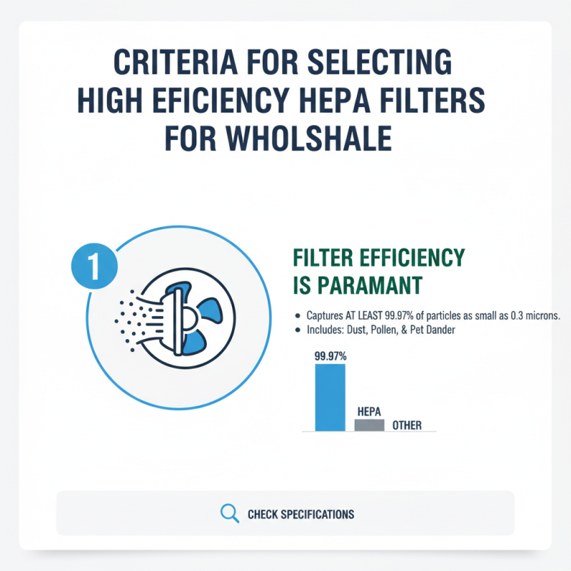 Top 10 Wholesale High Efficiency Hepa Filters for Clean Air?