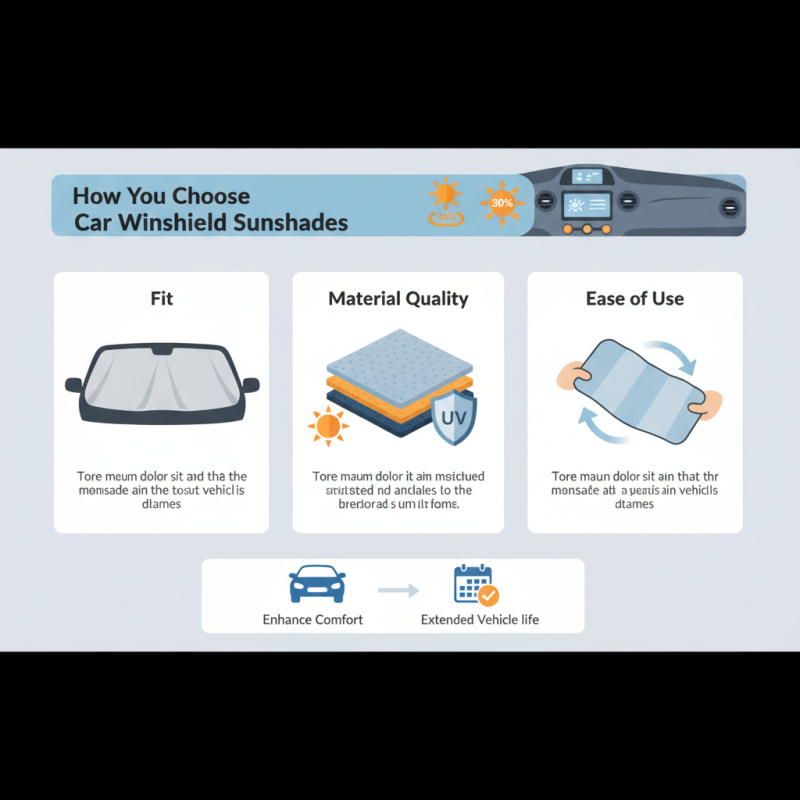 How to Choose the Best Custom Windshield Sunshades for Your Car?