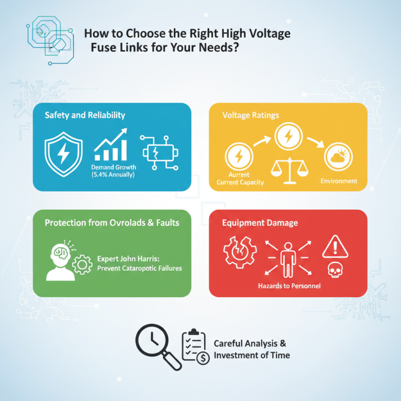 How to Choose the Right High Voltage Fuse Links for Your Needs?