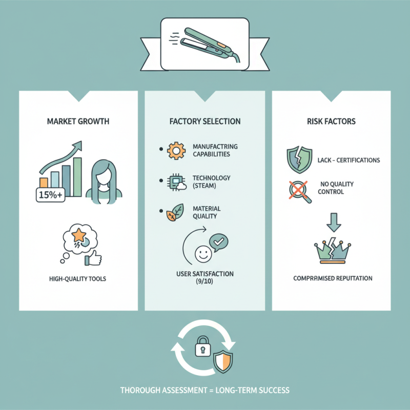 How to Choose Custom Hair Straightener Steam Flat Iron Factories?