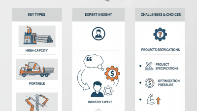 Top Concrete Pole Machine Types for Efficient Manufacturing Solutions?