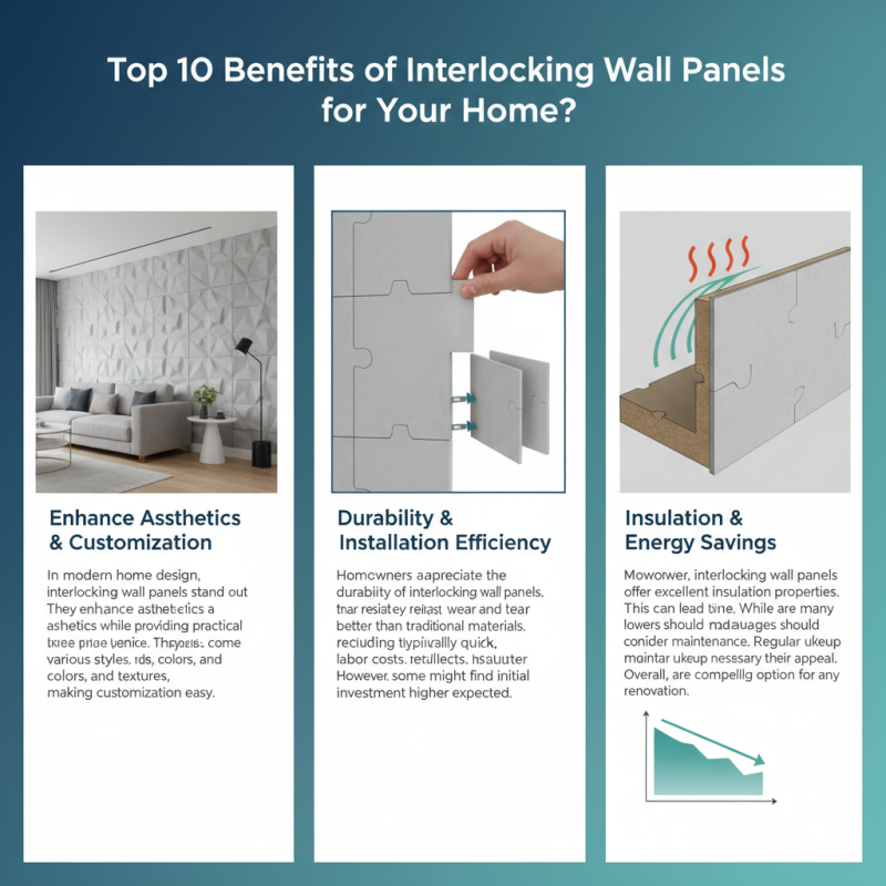 Top 10 Benefits of Interlocking Wall Panels for Your Home?