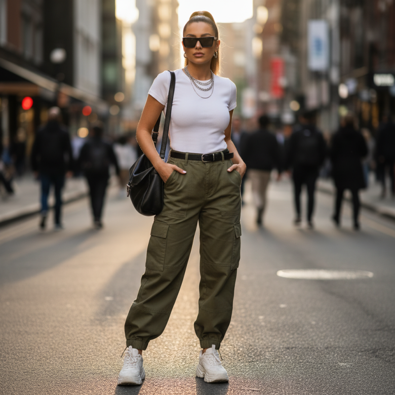 How to Style Baggy Cargo Pants Women for Every Occasion?