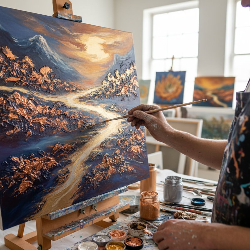 How to Use Metallic Pigment for Stunning Art Projects?