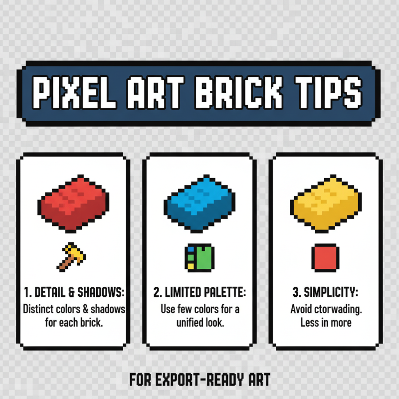 How to Create Stunning Pixel Art Bricks for Your Projects?