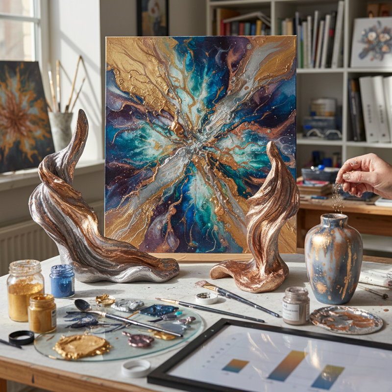 How to Use Metallic Pigment for Stunning Art Projects?