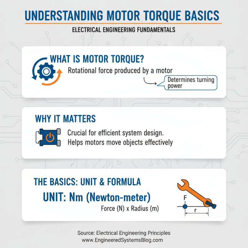 How to Calculate Motor Torque for Optimal Performance?