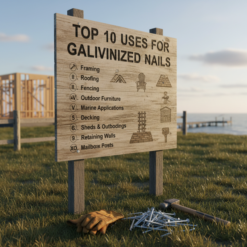 Top 10 Uses for Galvanized Nails You Should Know?