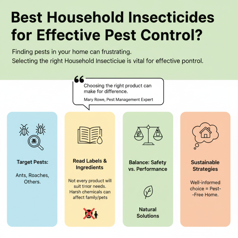 Best Household Insecticides for Effective Pest Control?